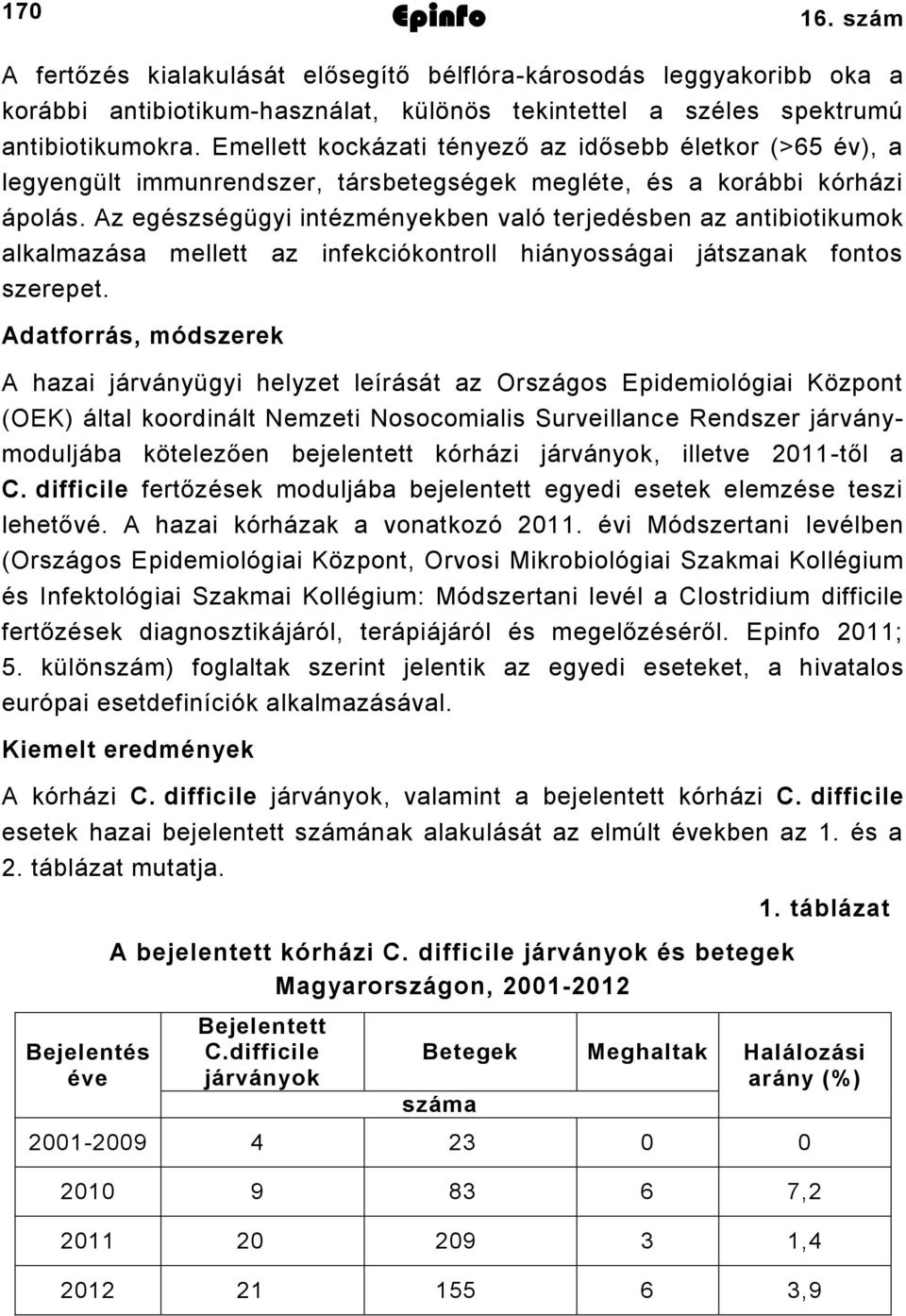 Az egészségügyi intézményekben való terjedésben az antibiotikumok alkalmazása mellett az infekciókontroll hiányosságai játszanak fontos szerepet.
