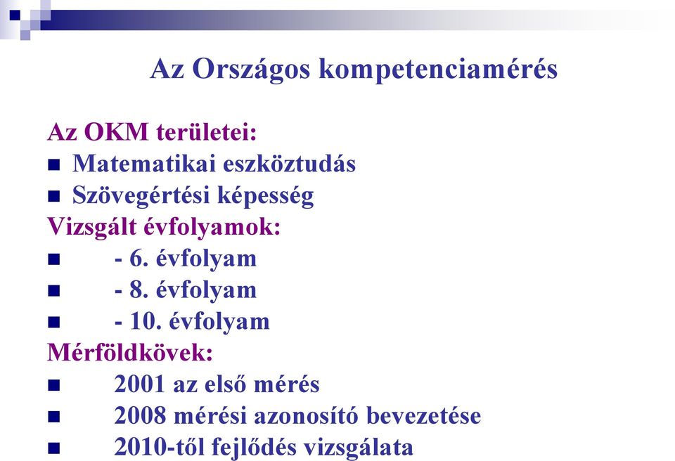 évfolyam - 8. évfolyam - 10.