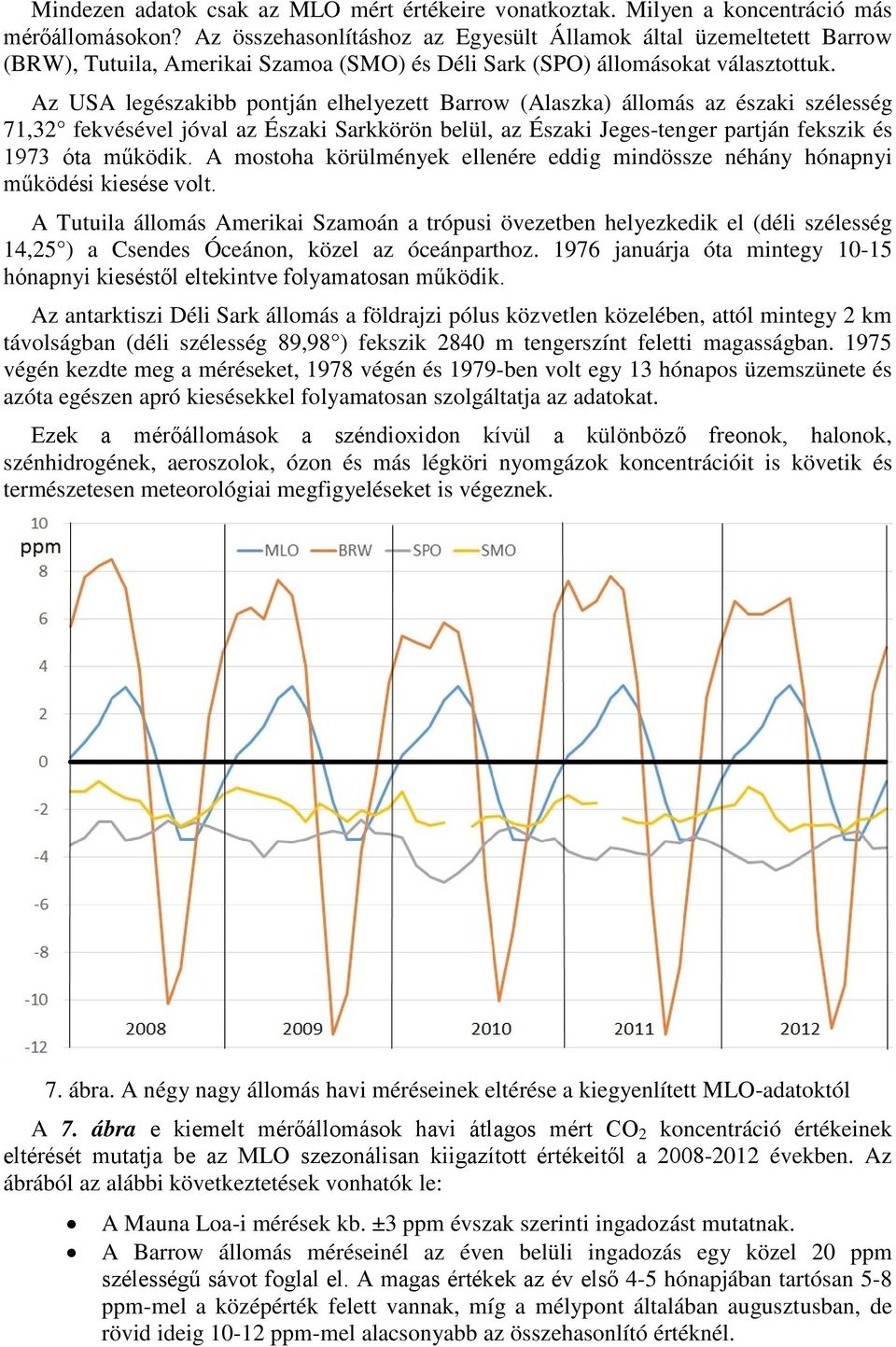 Az USA legészakibb pontján elhelyezett Barrow (Alaszka) állomás az északi szélesség 71,32 fekvésével jóval az Északi Sarkkörön belül, az Északi Jeges-tenger partján fekszik és 1973 óta működik.