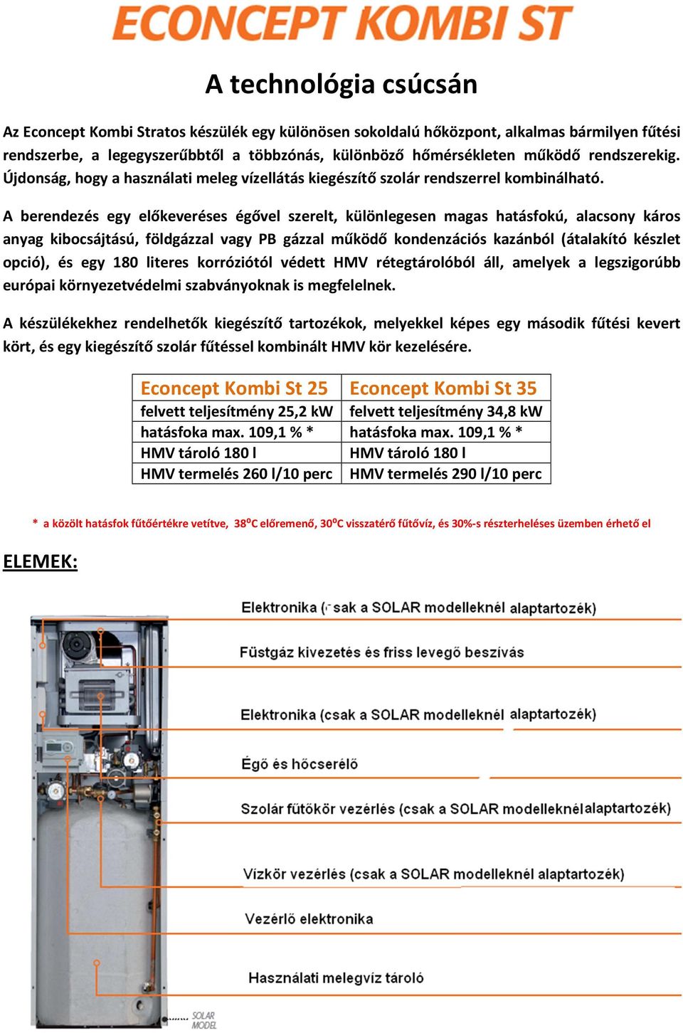 KONDENZÁCIÓS KAZÁN DINAMIKUS HASZNÁLATI MELEGVÍZTÁROLÓVAL, SZOLÁR  CSATLAKOZÁSSAL - PDF Ingyenes letöltés