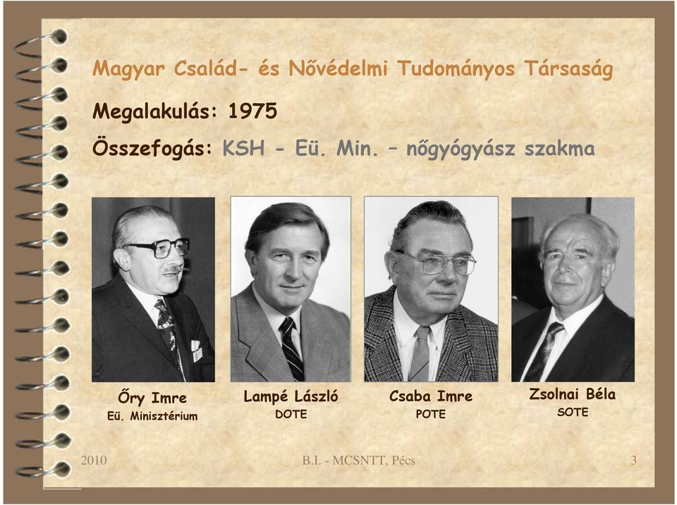 nőgyógyász szakma Őry Imre Eü.