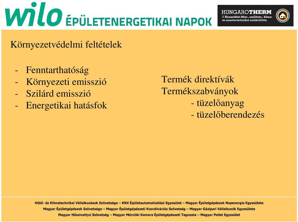 Szilárd emisszió - Energetikai hatásfok