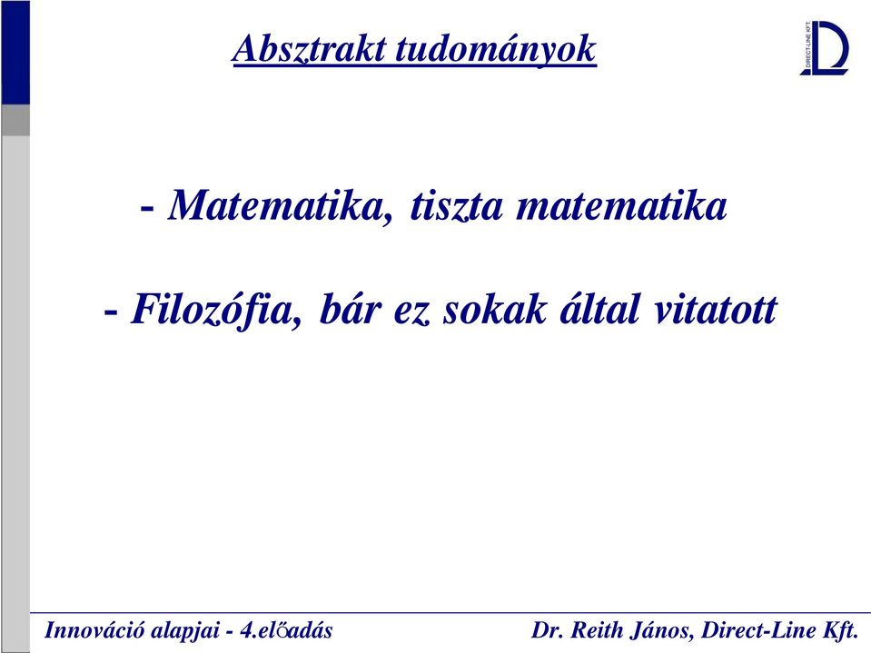 matematika - Filozófia,