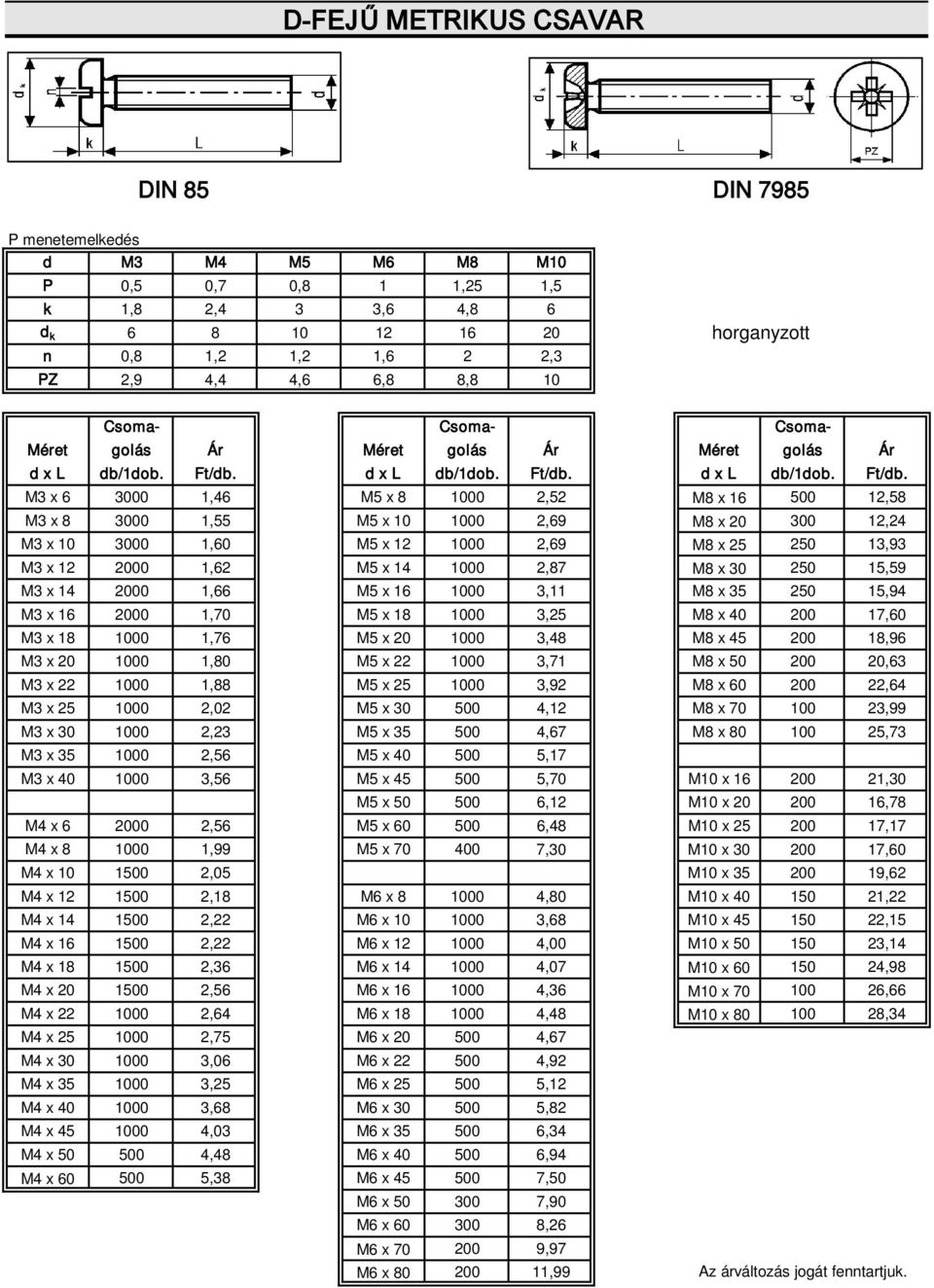 d x L db/1dob. Ft/db.