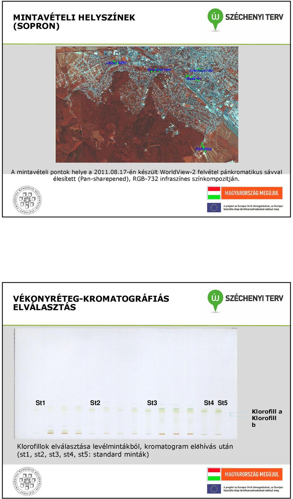 infraszínes színkompozitján.