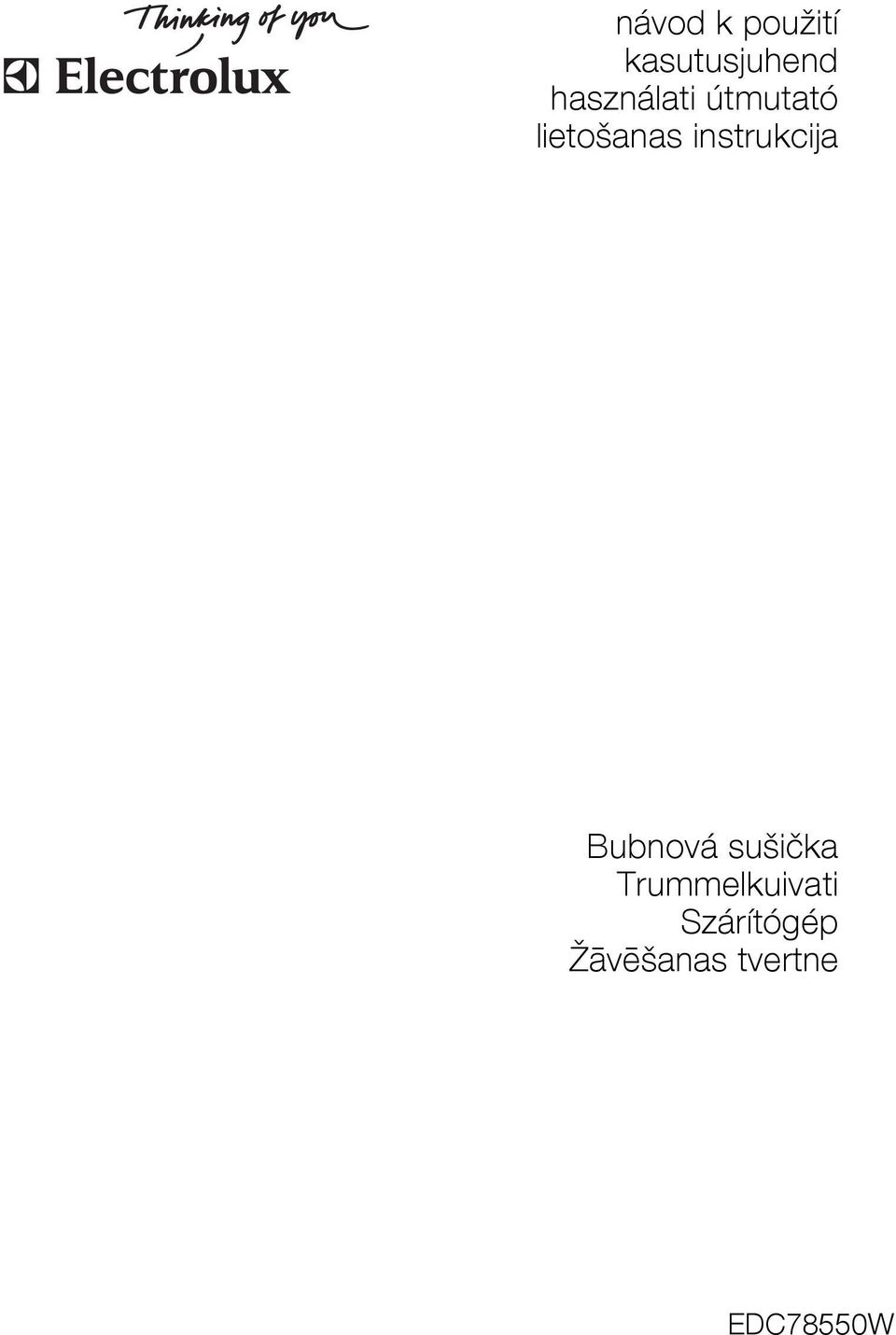 instrukcija Bubnová sušička