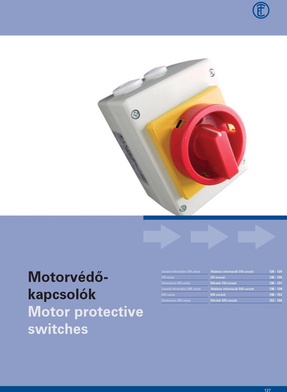 Motorvédőkapcsolók. Motor protective switches - PDF Ingyenes letöltés