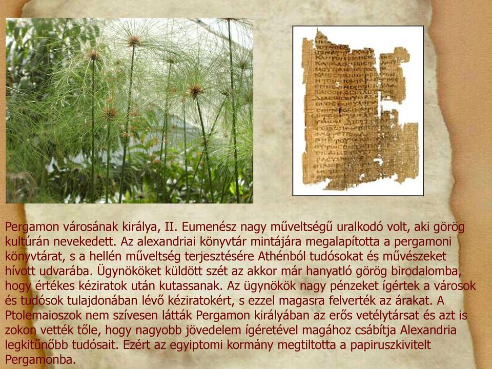 Ügynököket küldött szét az akkor már hanyatló görög birodalomba, hogy értékes kéziratok után kutassanak.
