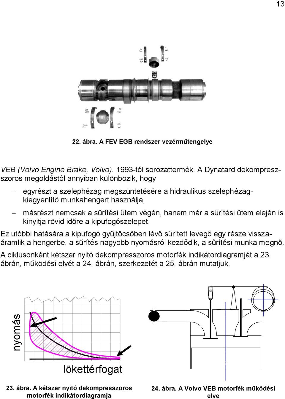 végén, hanem már a sűrítési ütem elején is kinyitja rövid időre a kipufogószelepet.