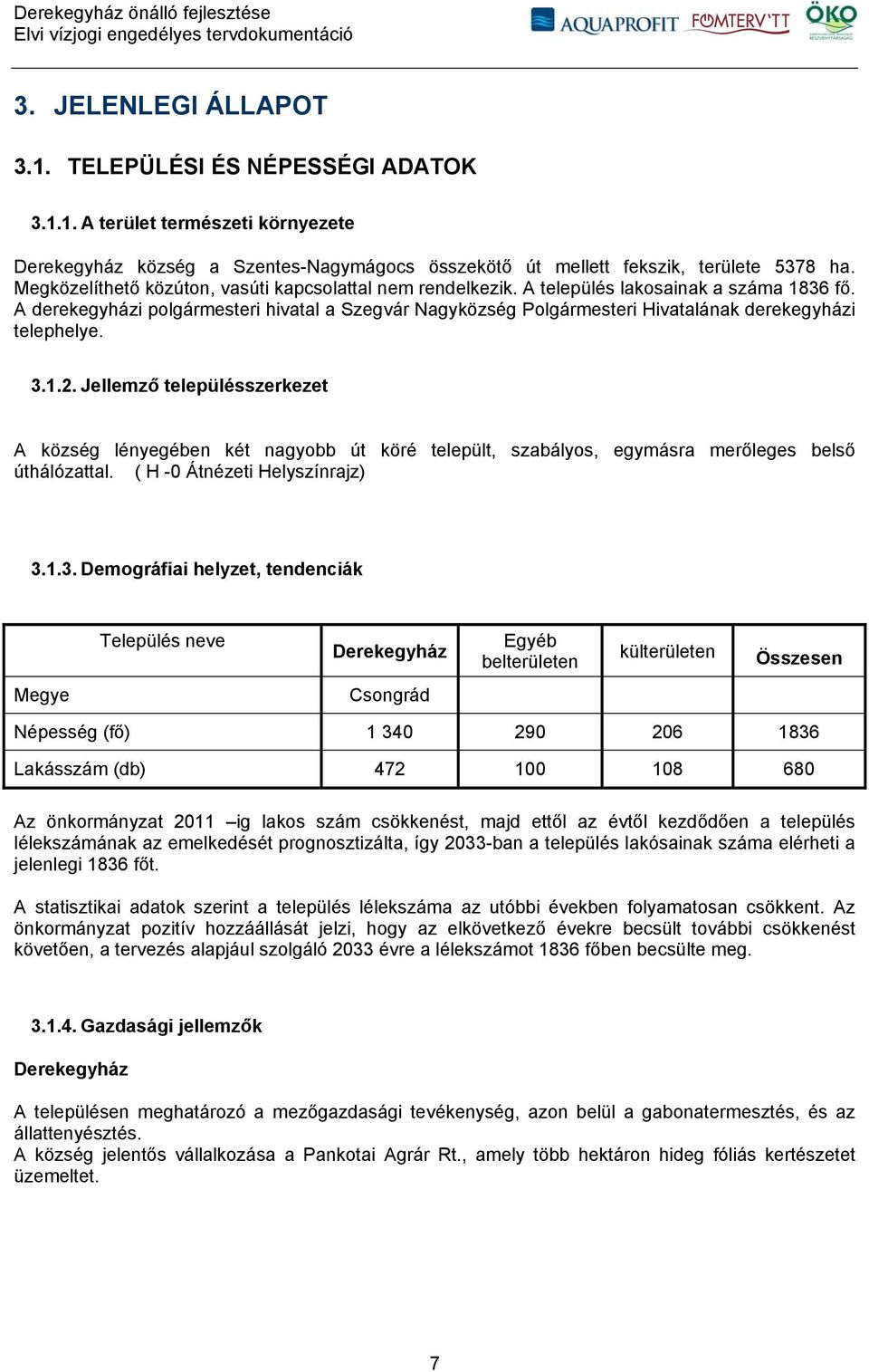 A derekegyházi polgármesteri hivatal a Szegvár Nagyközség Polgármesteri Hivatalának derekegyházi telephelye. 3.1.2.