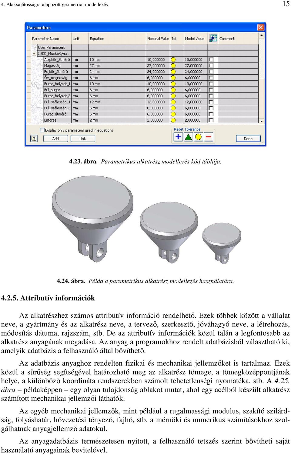 Ezek többek között a vállalat neve, a gyártmány és az alkatrész neve, a tervezı, szerkesztı, jóváhagyó neve, a létrehozás, módosítás dátuma, rajzszám, stb.