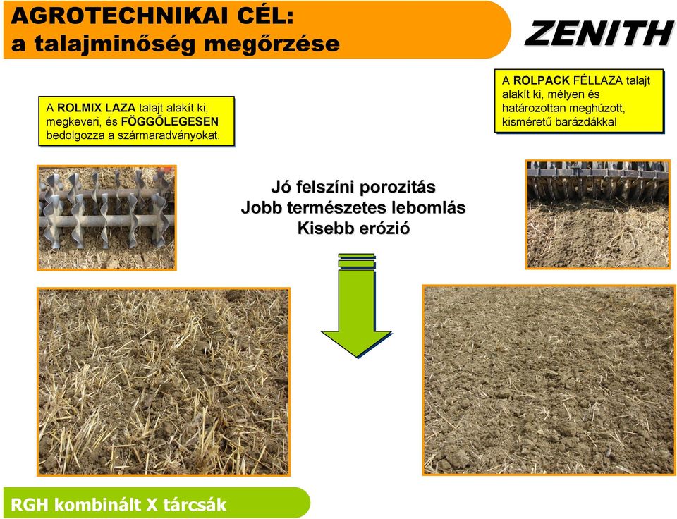 A ROLPACK FÉLLAZA talajt alakít ki, mélyen és határozottan meghúzott,