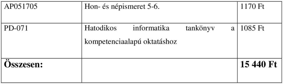 informatika tankönyv a Összesen: