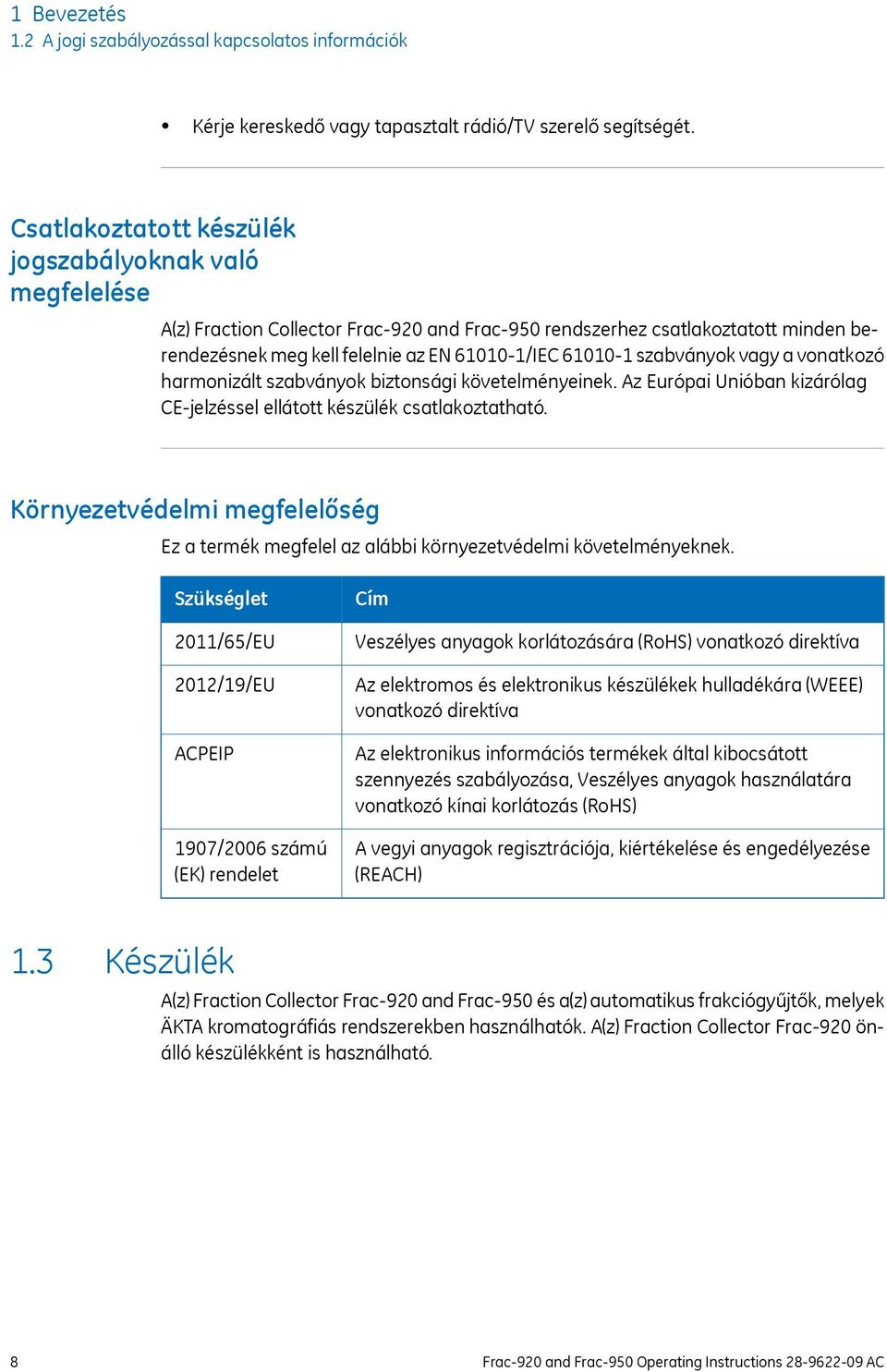 szabványok vagy a vonatkozó harmonizált szabványok biztonsági követelményeinek. Az Európai Unióban kizárólag CE-jelzéssel ellátott készülék csatlakoztatható.