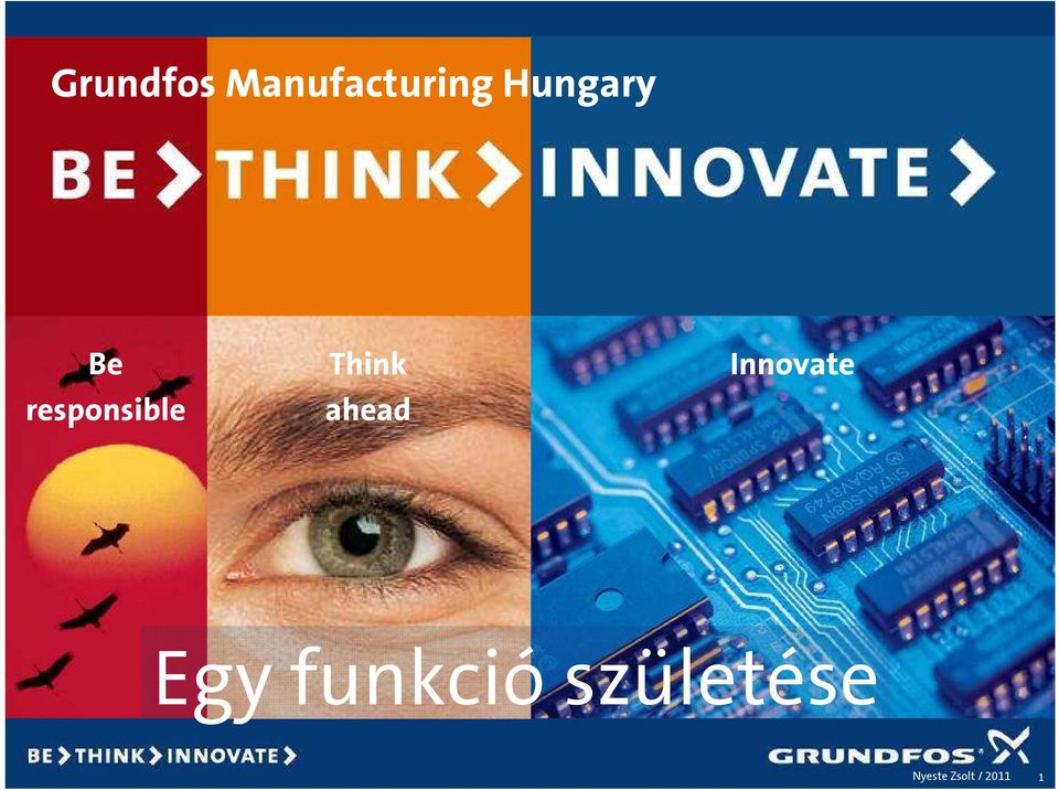 Think ahead Innovate