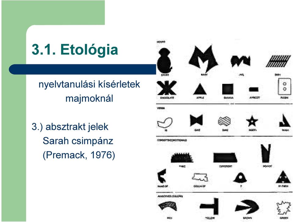 3.) absztrakt jelek