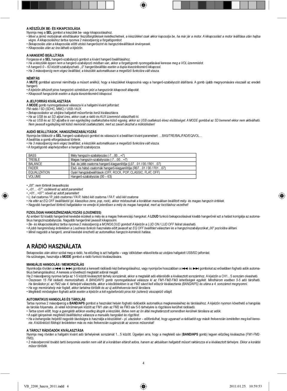 MMC VOXBOX VB használati utasítás - PDF Ingyenes letöltés