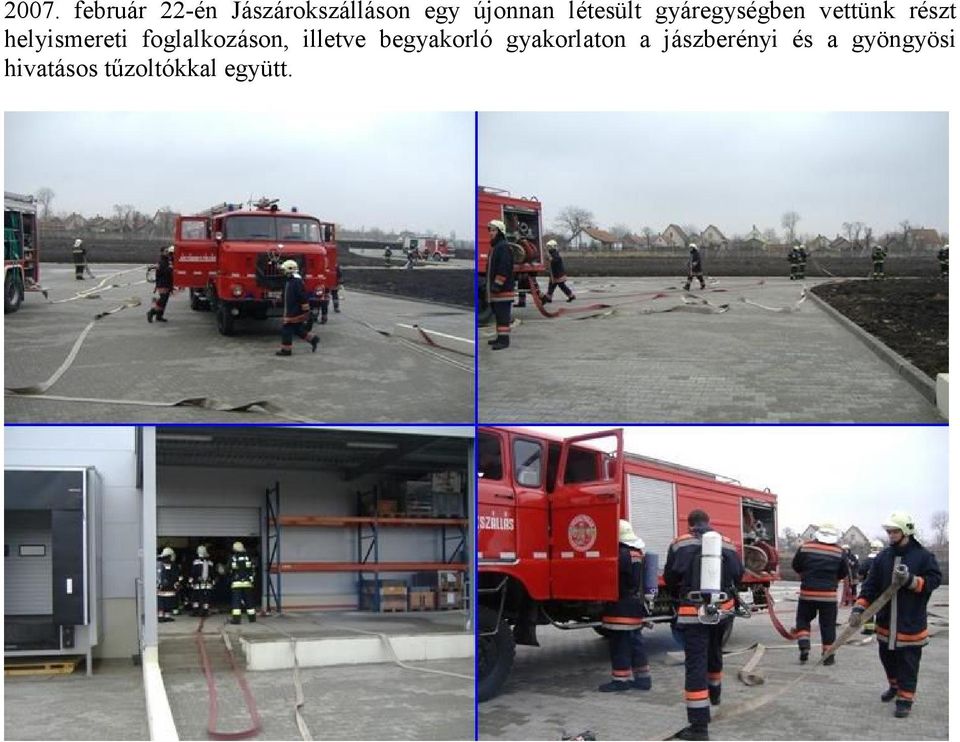foglalkozáson, illetve begyakorló gyakorlaton a