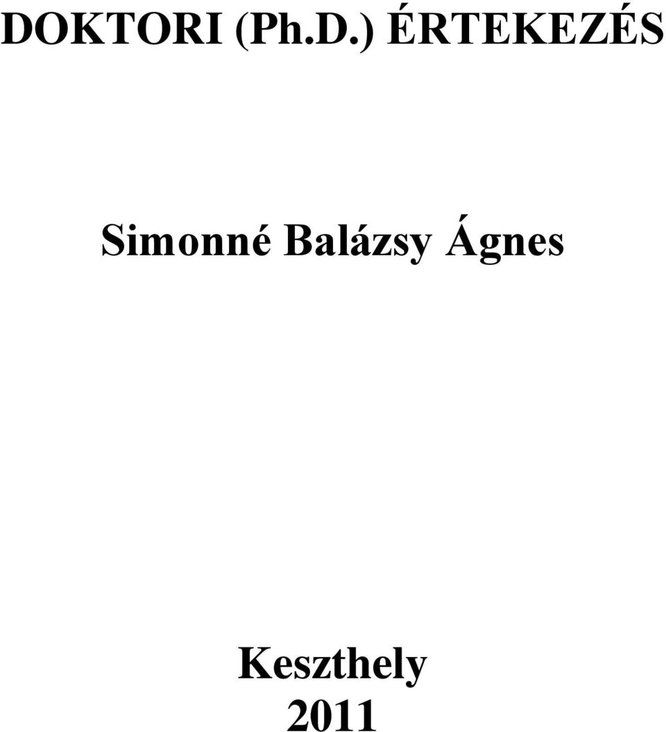 Simonné Balázsy