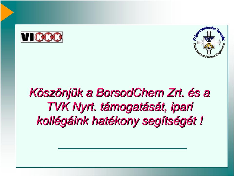 . támogatását, t, ipari