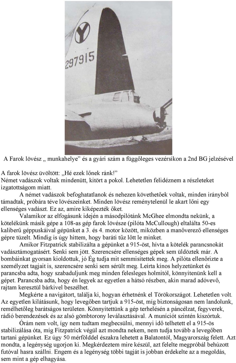 Minden lövész reménytelenül le akart lőni egy ellenséges vadászt. Ez az, amire kiképezték őket.