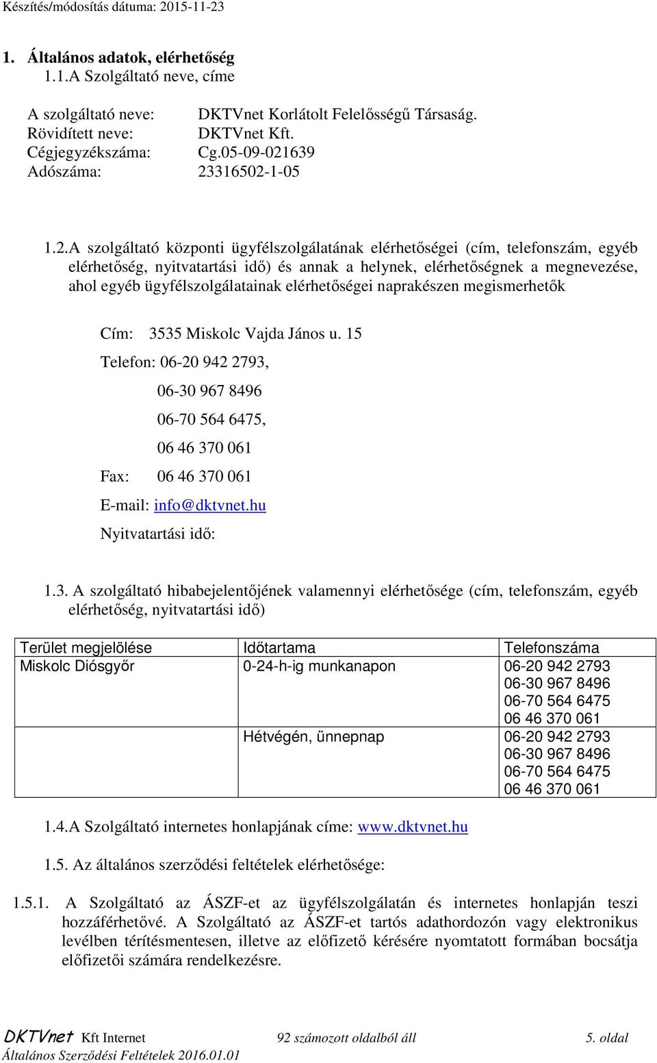 639 Adószáma: 23