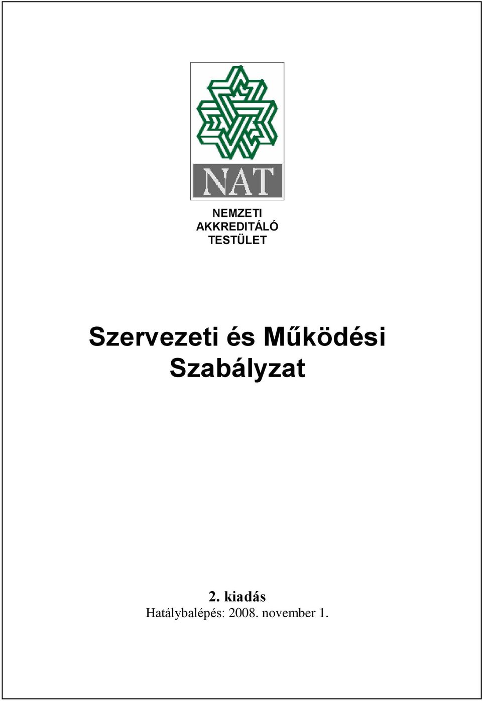 Mûködési Szabályzat 2.