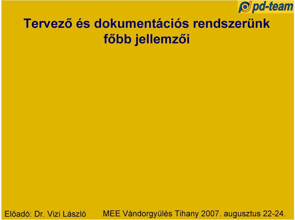 Előadó: Dr.
