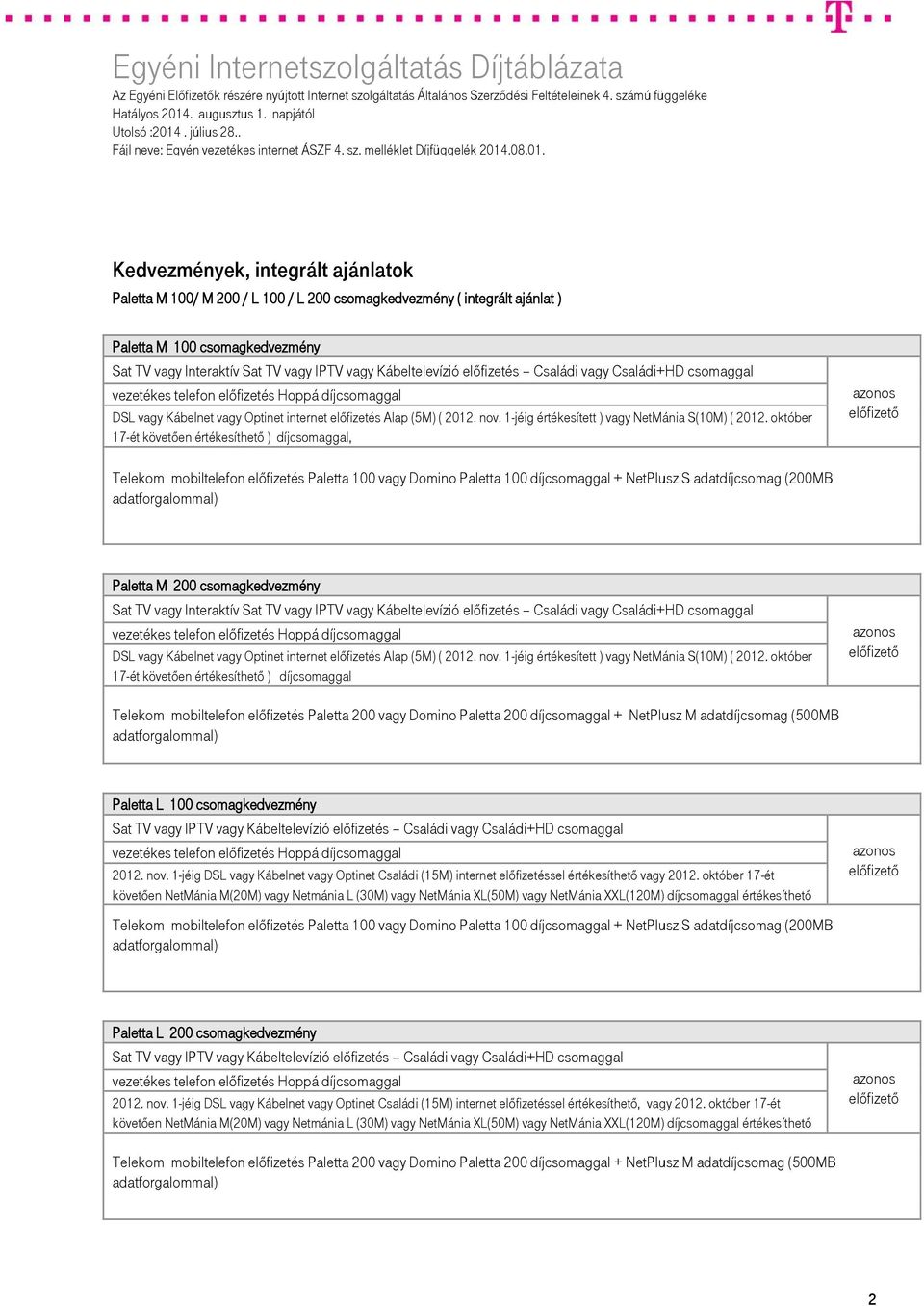 1-jéig értékesített ) vagy NetMánia S(10M) ( 2012.