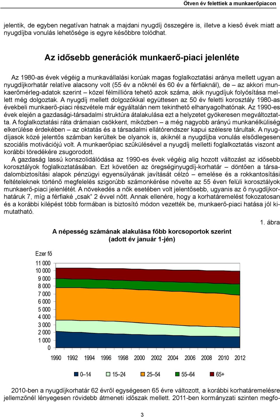 év a férfiaknál), de az akkori munkaerőmérleg-adatok szerint közel félmillióra tehető azok száma, akik nyugdíjuk folyósítása mellett még dolgoztak.
