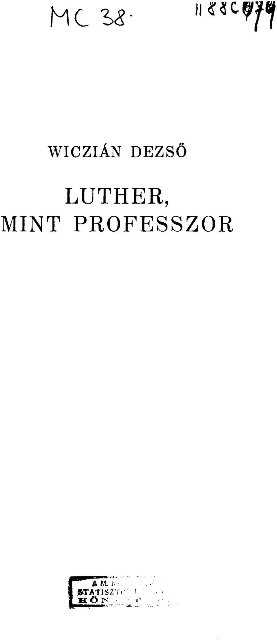 LUTHER,