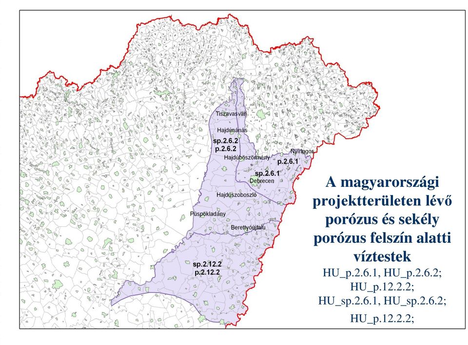 víztestek HU_p.2.6.1, HU_p.2.6.2; HU_p.