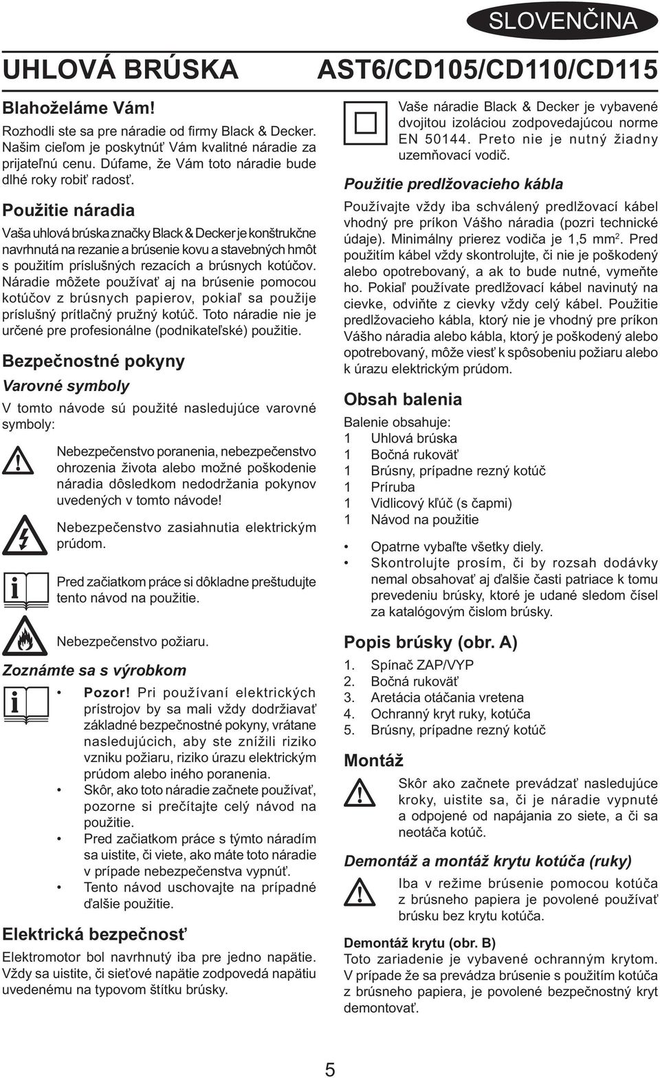 BLACK & DECKER BDV1084 INSTRUCTION MANUAL Pdf Download