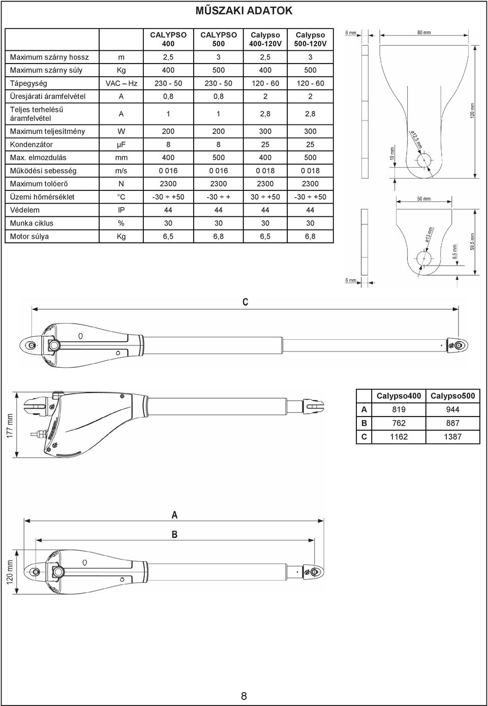 Kondenzátor μf 8 8 25 25 Max.