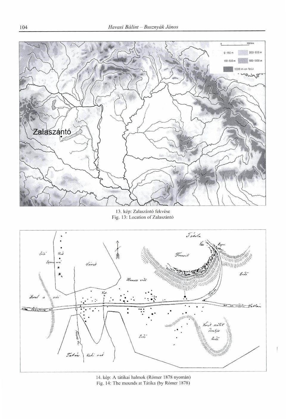 kép: A tátikai halmok (Rómer 1878