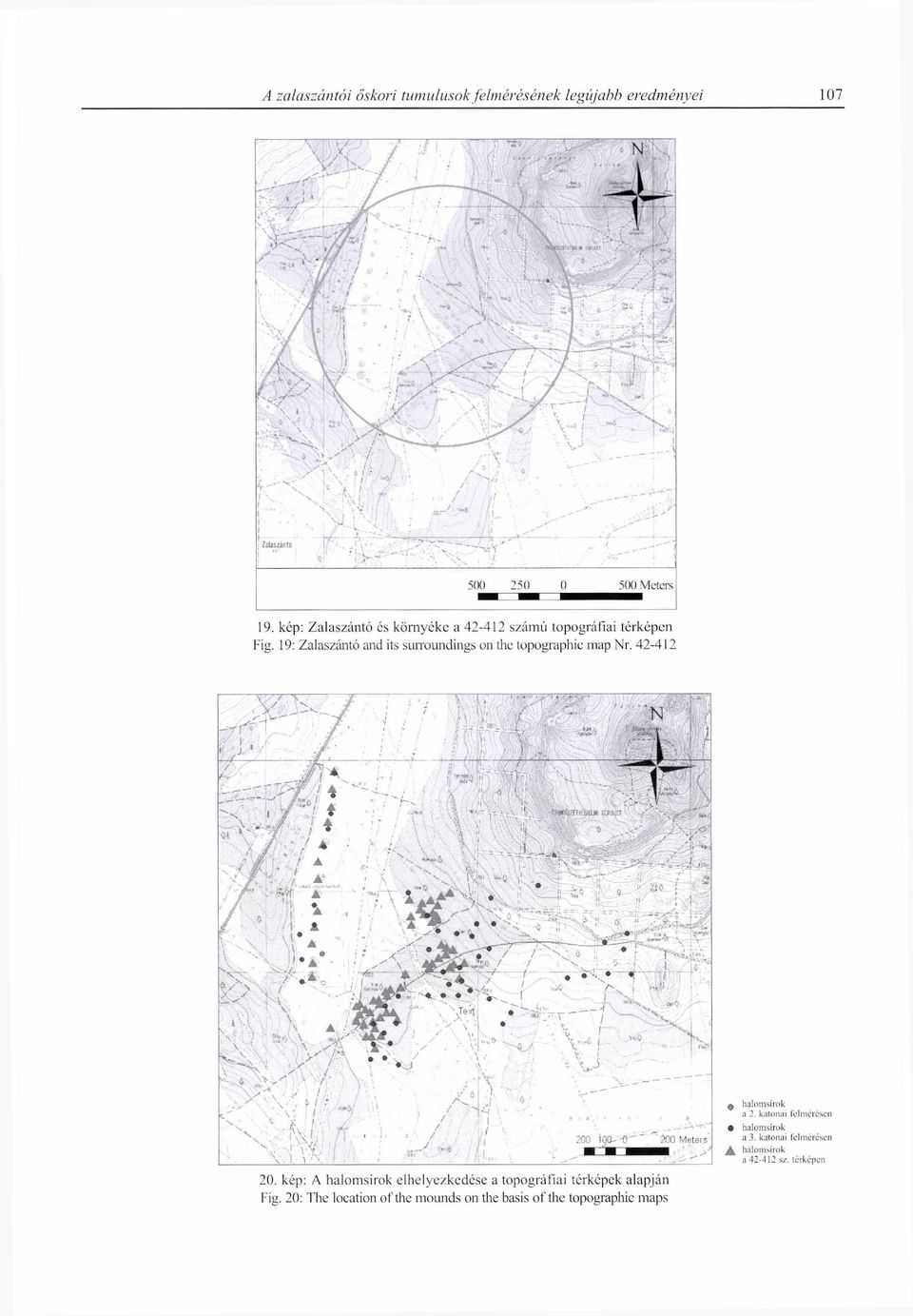 19: Zalaszántó and its surroundings on the topographic map Nr. 42-412 20.