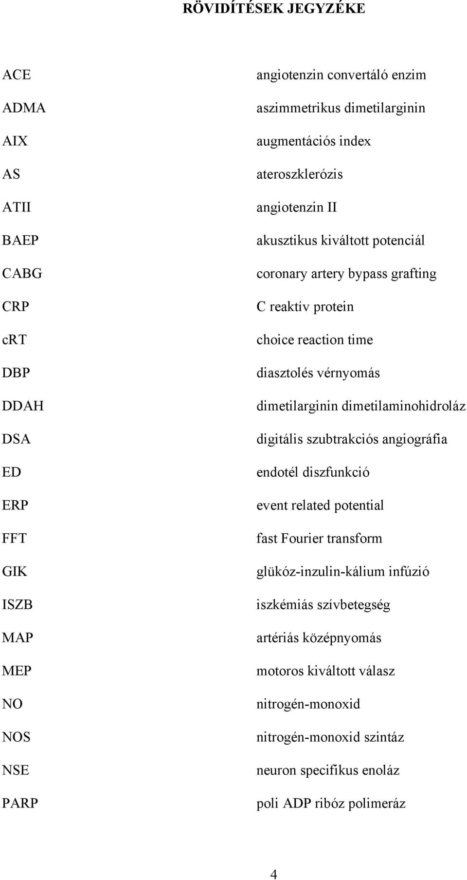 diasztolés vérnyomás dimetilarginin dimetilaminohidroláz digitális szubtrakciós angiográfia endotél diszfunkció event related potential fast Fourier transform