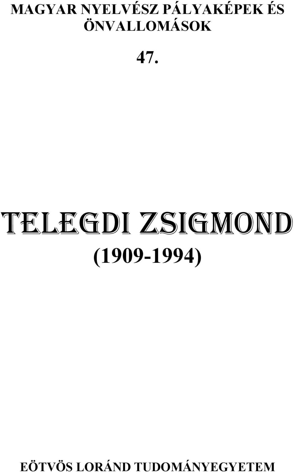 telegdi zsigmond
