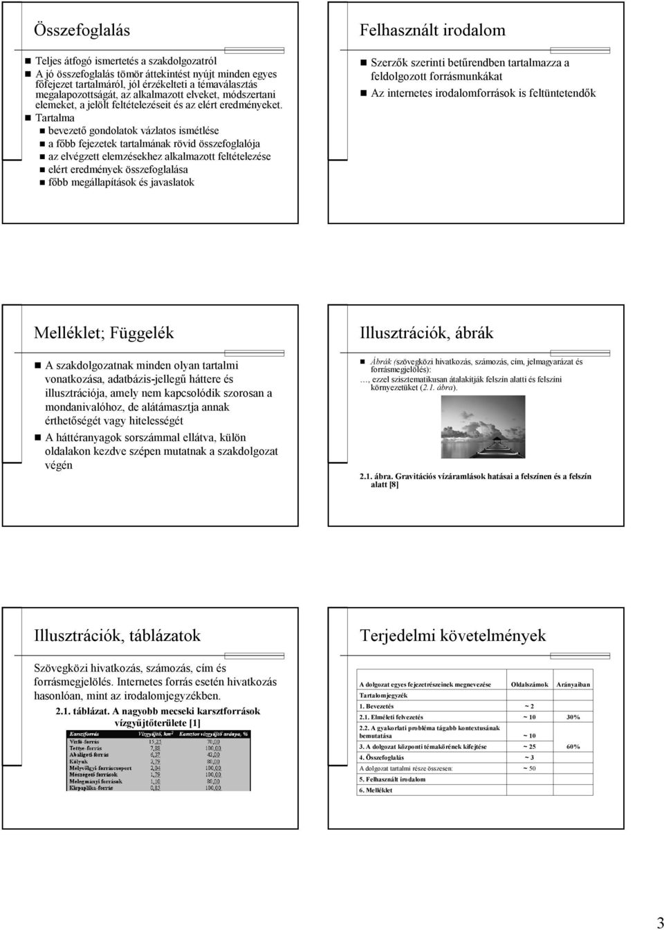 Tartalma bevezető gondolatok vázlatos ismétlése a főbb fejezetek tartalmának rövid összefoglalója az elvégzett elemzésekhez alkalmazott feltételezése elért eredmények összefoglalása főbb