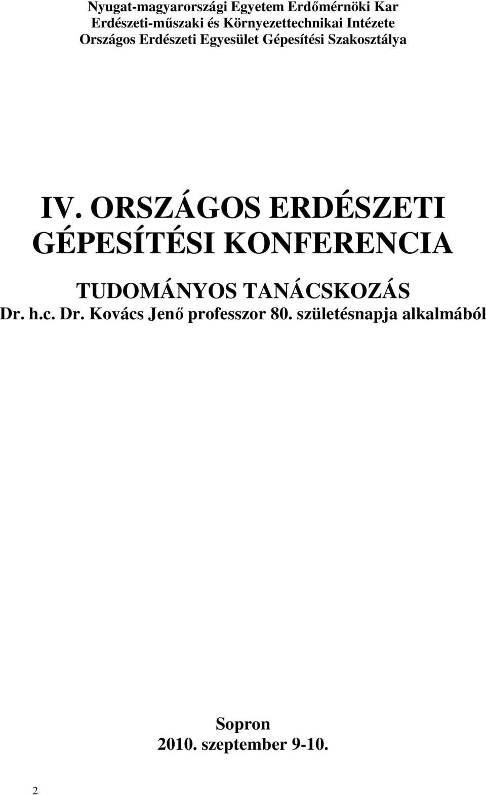 Szakosztálya IV.