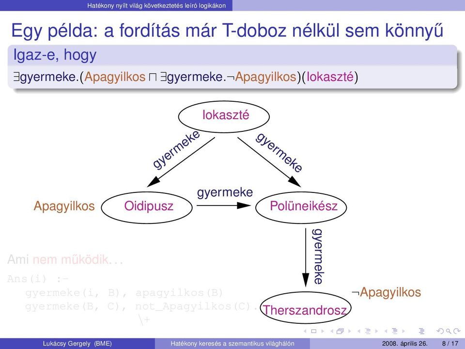 Apagyilkos)(Iokaszté) gyermeke Iokaszté gyermeke Apagyilkos Oidipusz gyermeke Polüneikész Ami nem működik.