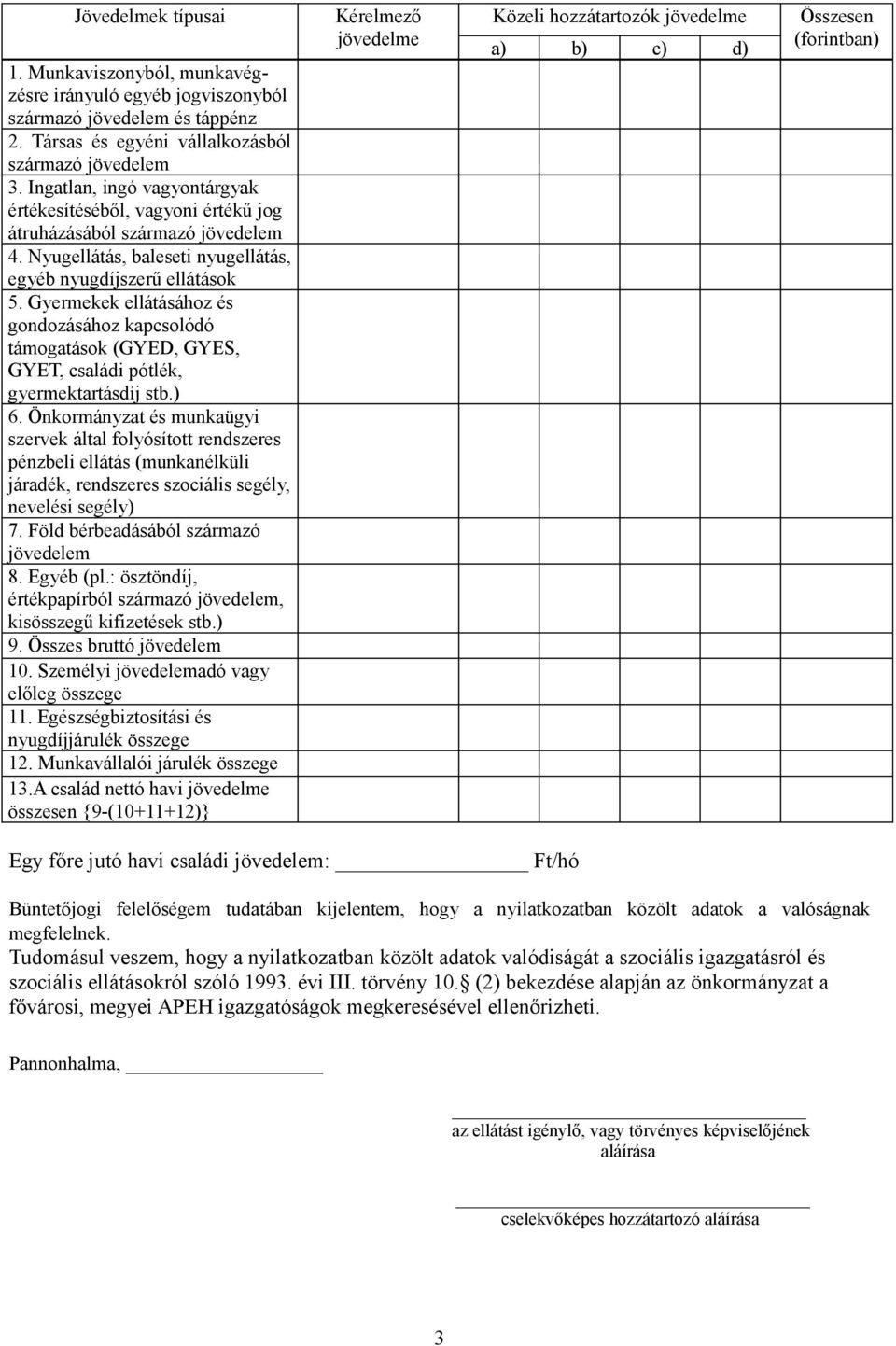 Gyermekek ellátásáhz és gndzásáhz kapcslódó támgatásk (GYED, GYES, GYET, családi pótlék, gyermektartásdíj stb.) 6.