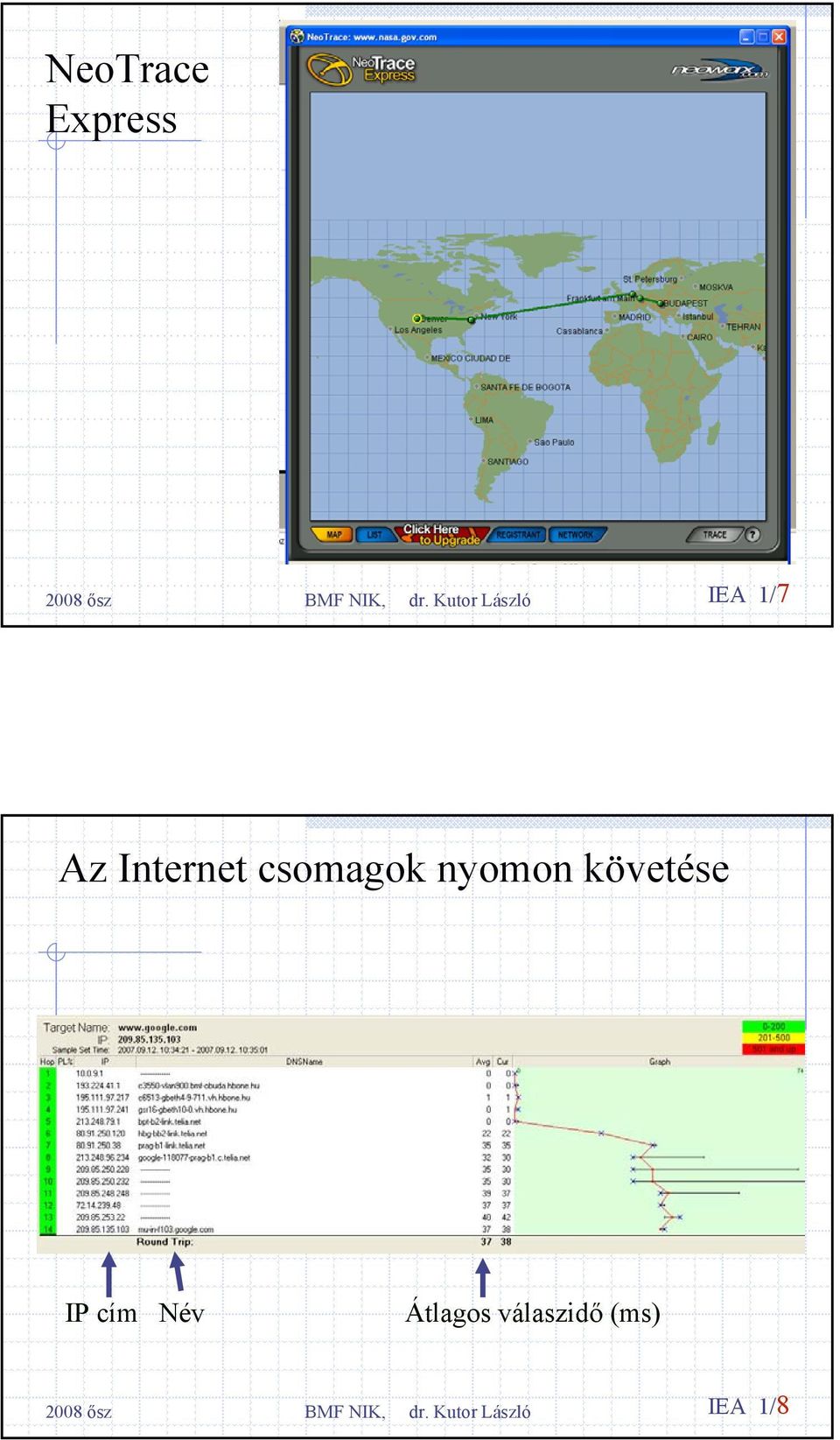 nyomon követése IP cím