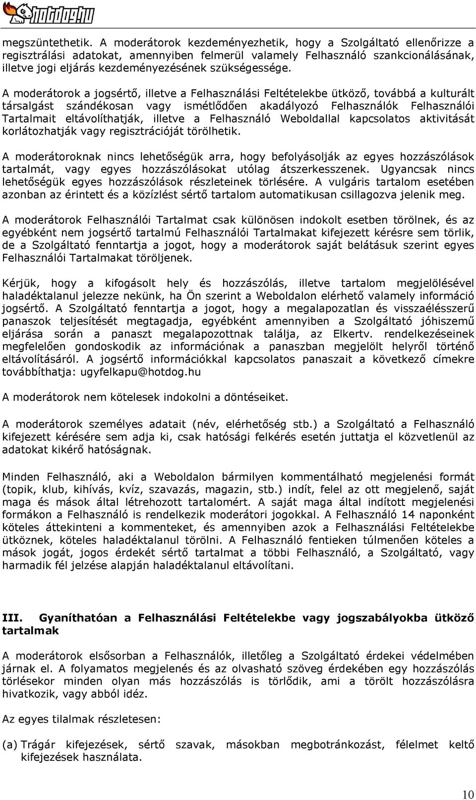 szükségessége.