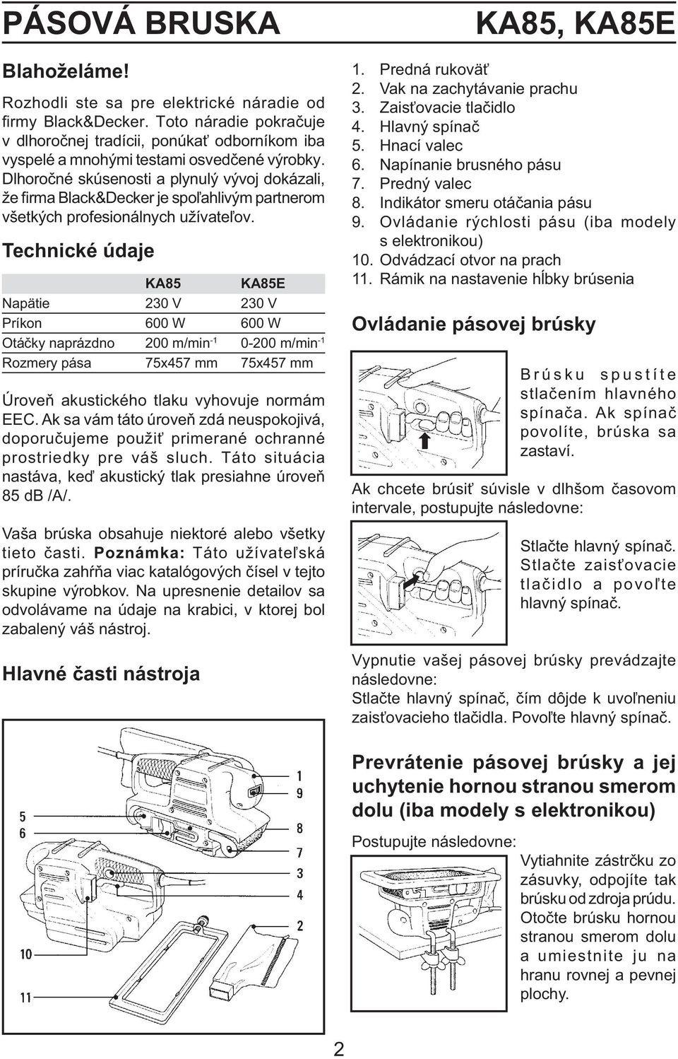 Dlhoročné skúsenosti a plynulý vývoj dokázali, že firma Black&Decker je spoľahlivým partnerom všetkých profesionálnych užívateľov.