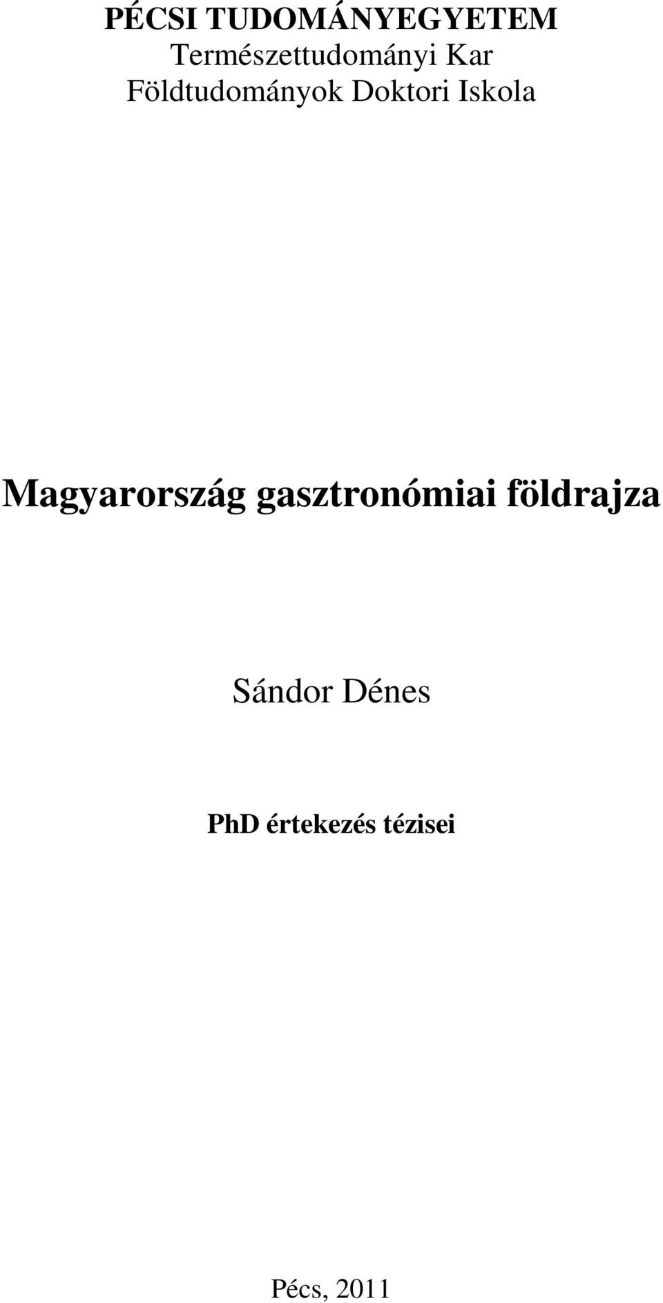 Doktori Iskola Magyarország