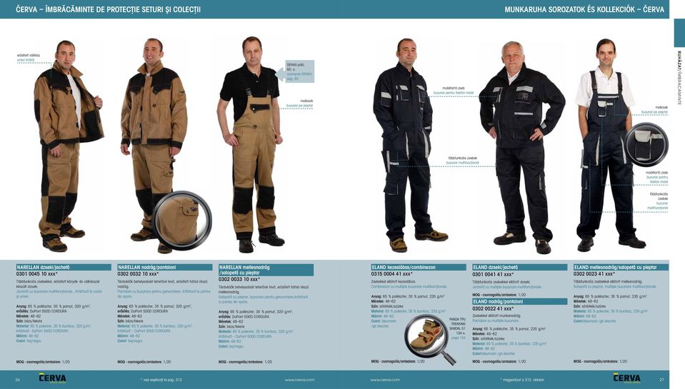 többfunkciós zsebek buzunar multifuncţional NARELLAN dzseki/jachetă 001 0045 10 xxx* Többfunkciós zsebekkel, erősített könyök- és vállrésszel készült dzseki.