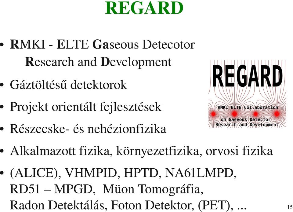 ésnehézionfizika Alkalmazottfizika,környezetfizika,orvosifizika