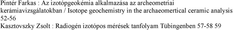 geochemistry in the archaeomertical ceramic analysis