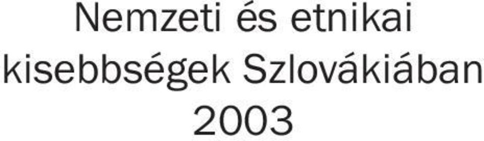 kisebbségek